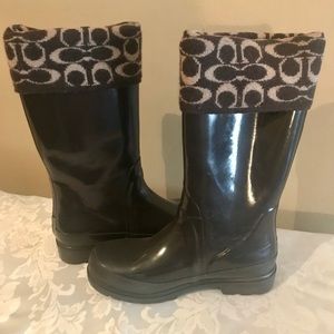 COACH Rain Boots